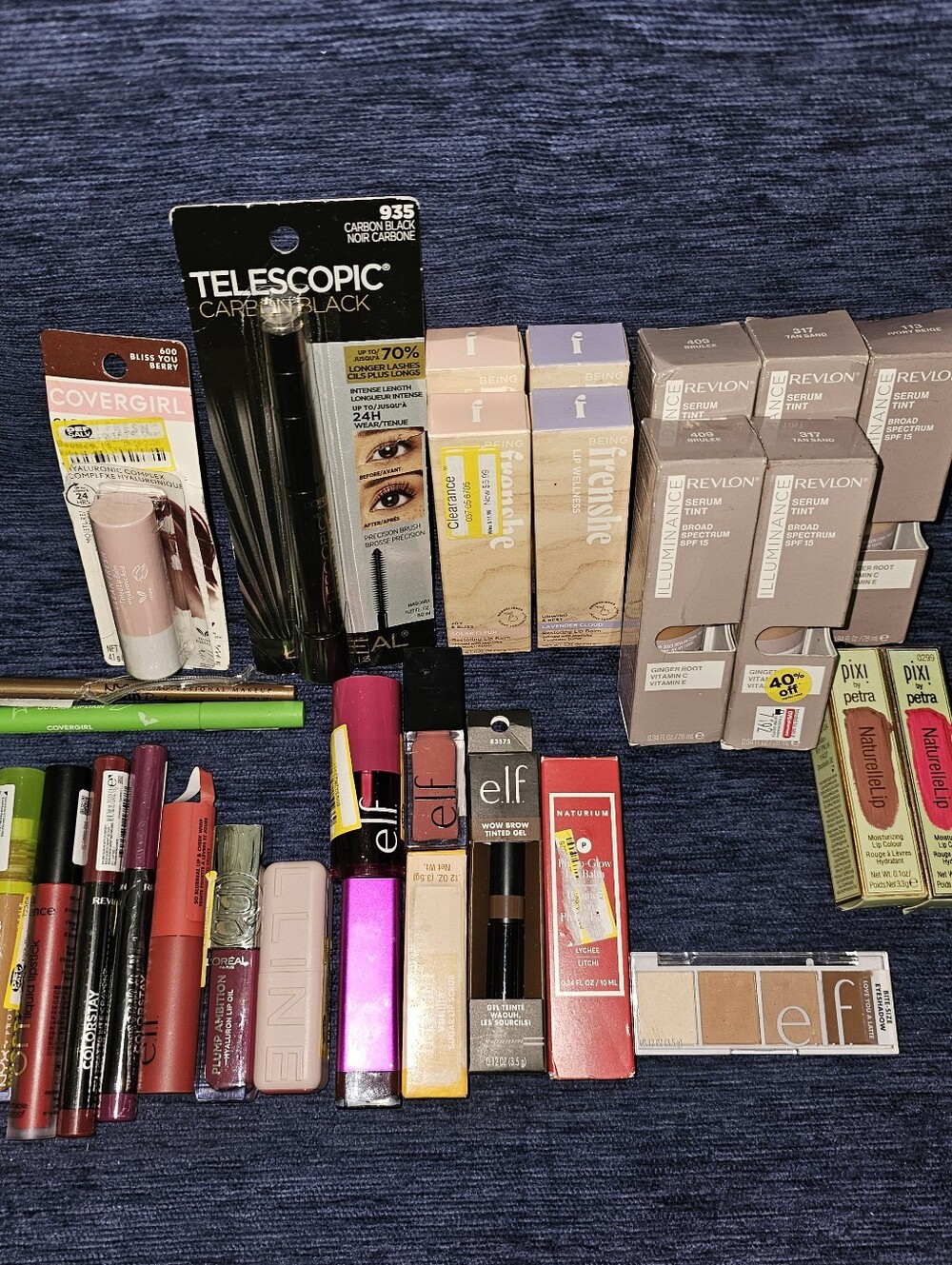 30 Piece Assorted Makeup Lot - Eyes, Lips, Face
